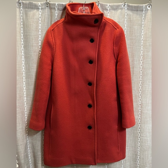 J. Crew Italian Stadium Cloth Coat 4P - Picture 1 of 12